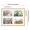 Natural Finish Collage Frame - White Mat, 20 Frame Sizes to Choose From, UV Acrylic, Wall Hanging Hardware, Vertical or Horizontal Display